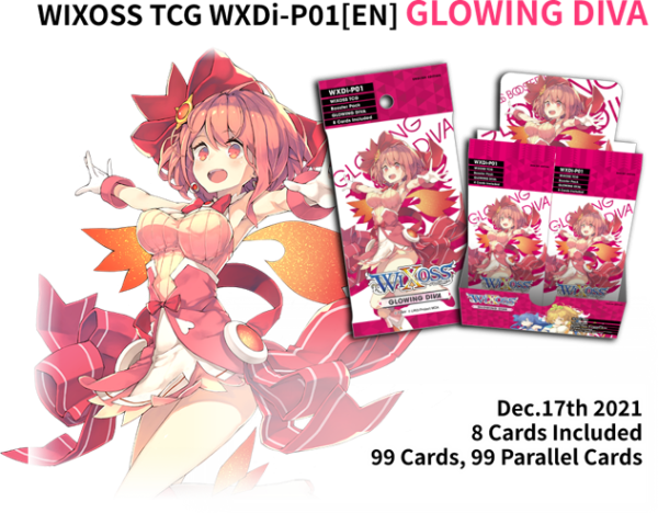 WIXOSS GLOWING DIVA - 2 PACK- ( Personal Break) Supply