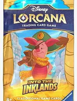 Disney Lorcana into the Inklands 1-Pack + Bonus hot box pack (Personal Break) For Sale