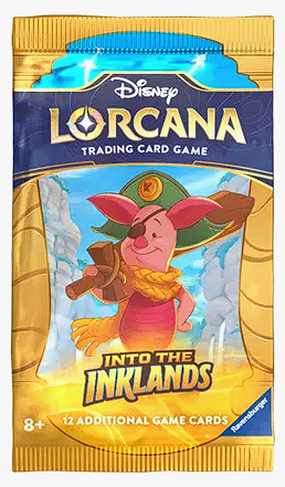 Disney Lorcana into the Inklands 1-Pack + Bonus hot box pack (Personal Break) For Sale