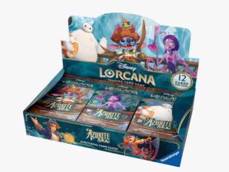 Disney Lorcana Azurite Sea FULL BOX (Personal Break) For Sale