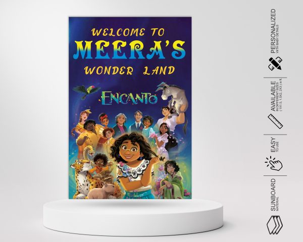 Encanto Theme Welcome Board Sale