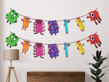 Number Blocks Theme Hanging Fashion