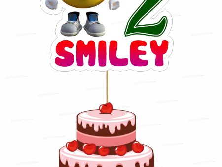 Emoji Theme Customized Cake Topper For Sale