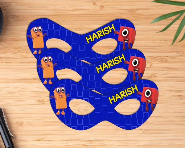 Number Blocks Theme Eye Mask For Discount