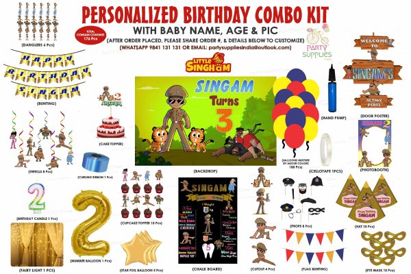 Little Singham Theme Premium Combo Kit For Cheap