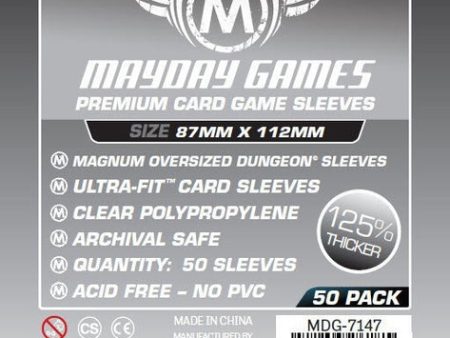 Mayday Sleeves - Munchkin Dungeon Card Sleeves - Magnum Oversized (87x112mm) on Sale