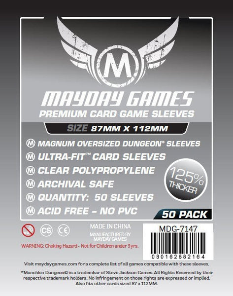 Mayday Sleeves - Munchkin Dungeon Card Sleeves - Magnum Oversized (87x112mm) on Sale