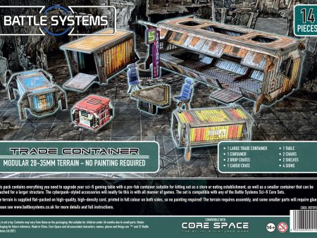 Battle Systems Scifi Terrain Trade Container Set (Import) Online Hot Sale